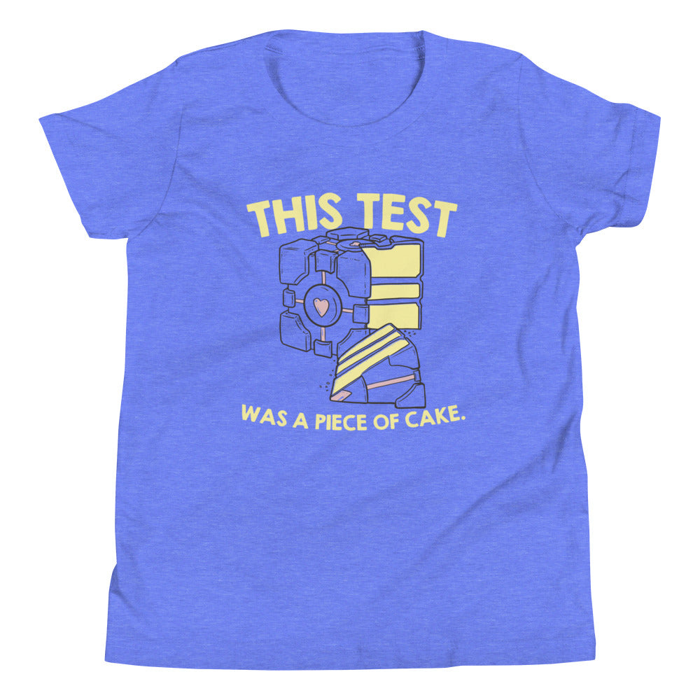 This Test Was A Piece Of Cake Kid's Youth Tee