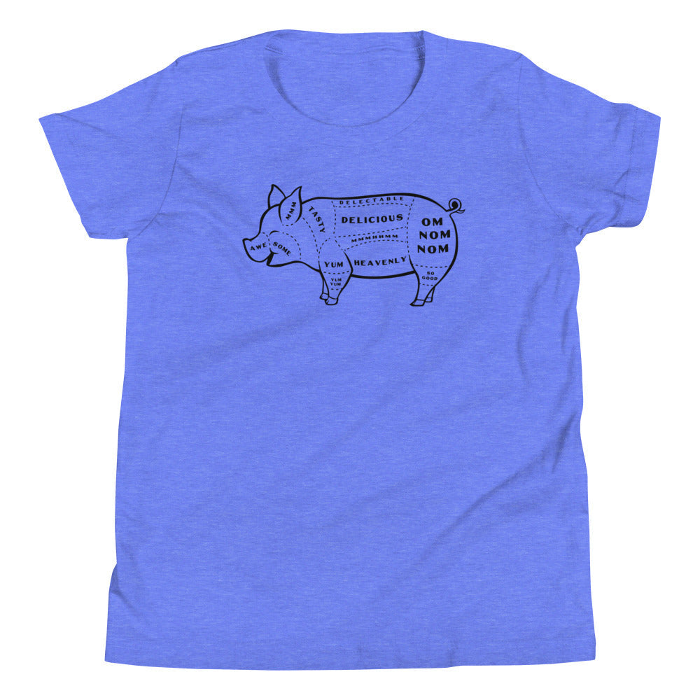 Tasty Pig Cuts Kid's Youth Tee