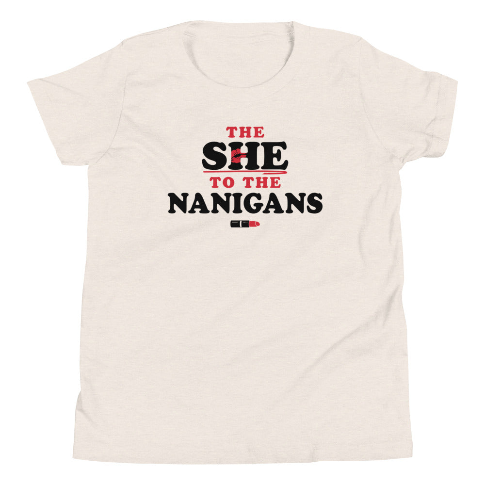 The She To The Nanigans Kid's Youth Tee
