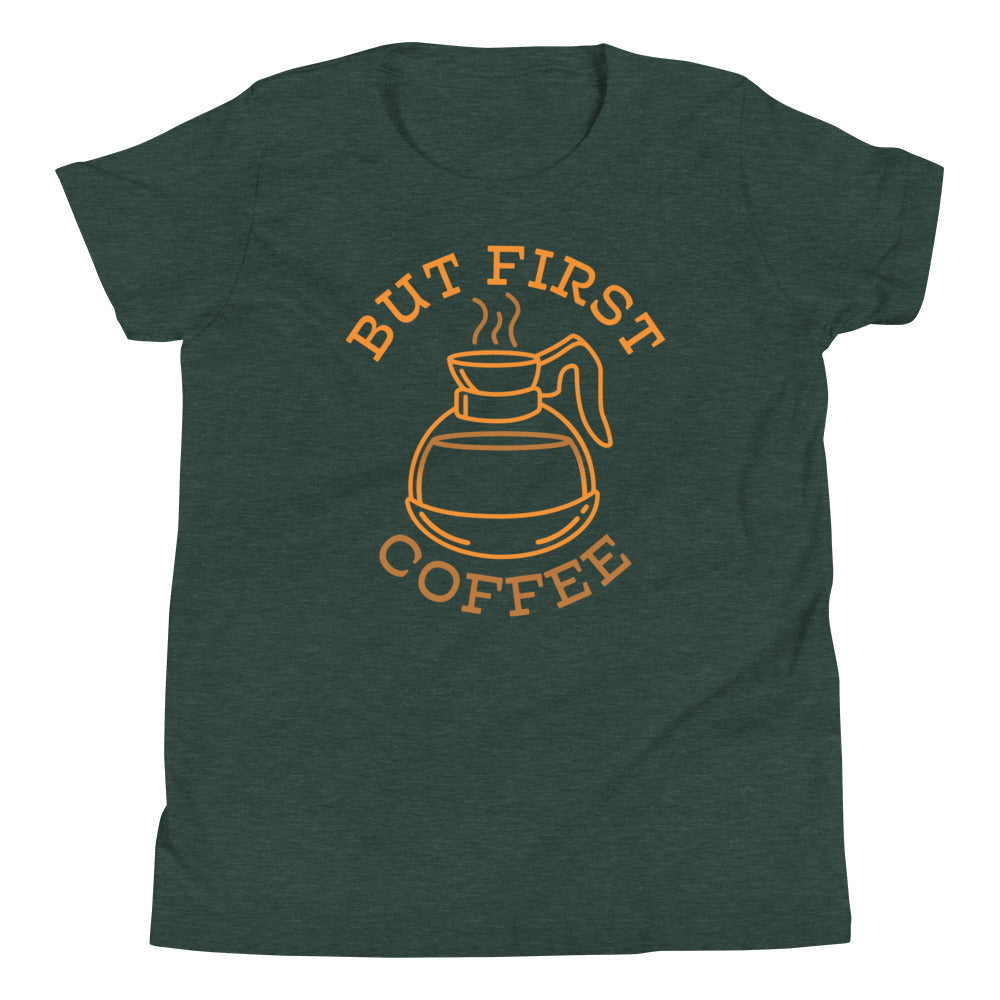 But First Coffee Kid's Youth Tee