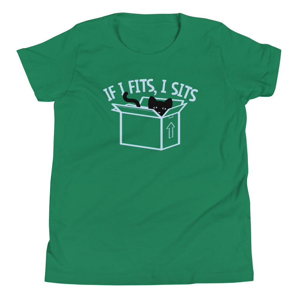 If I Fits, I Sits Kid's Youth Tee