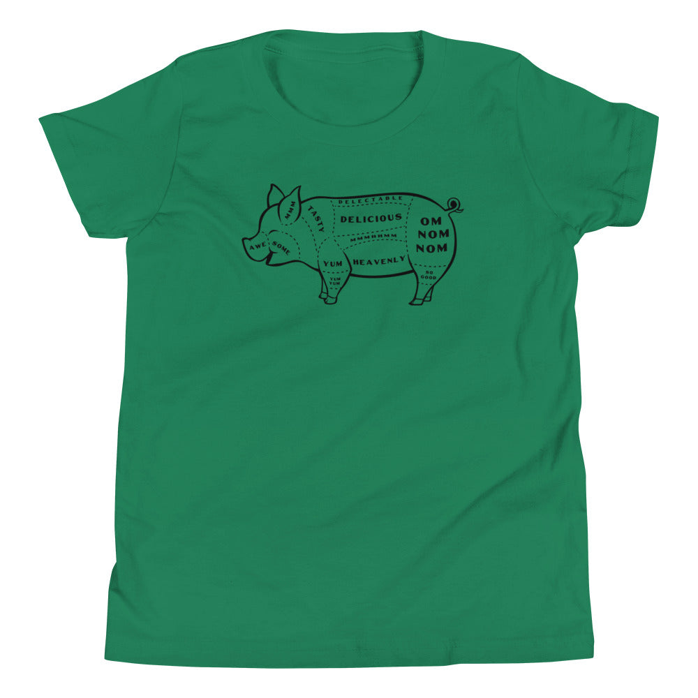 Tasty Pig Cuts Kid's Youth Tee