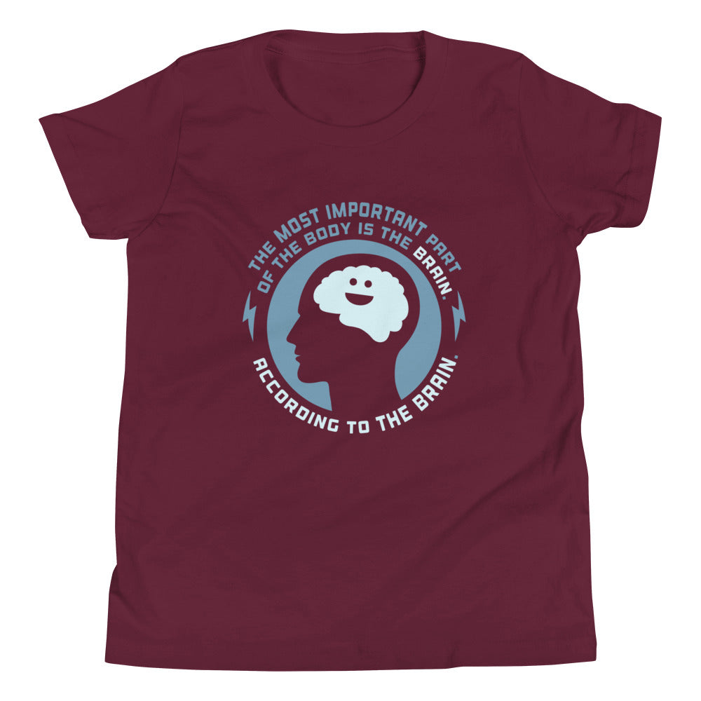 Most Important Part Of The Body Kid's Youth Tee
