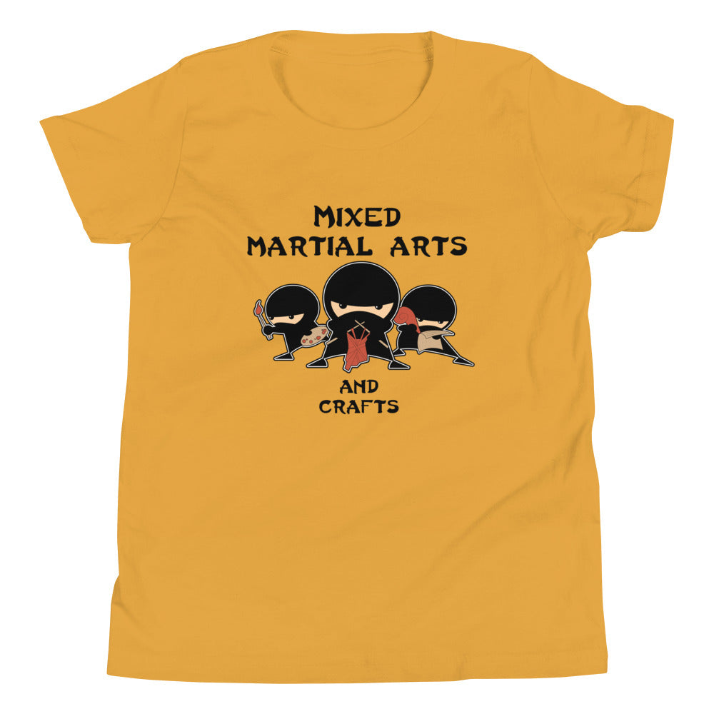 Mixed Martial Arts and Crafts Kid's Youth Tee