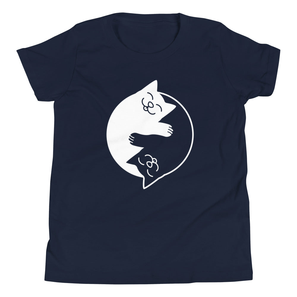Yin Yang Cats Kid's Youth Tee