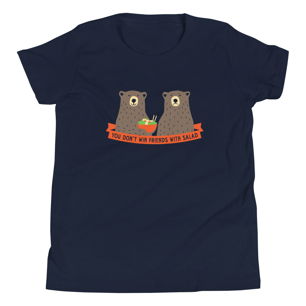 You Don't Win Friends With Salad Kid's Youth Tee