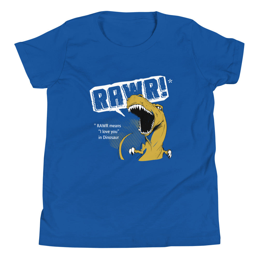 Rawr Means I Love You Kid's Youth Tee