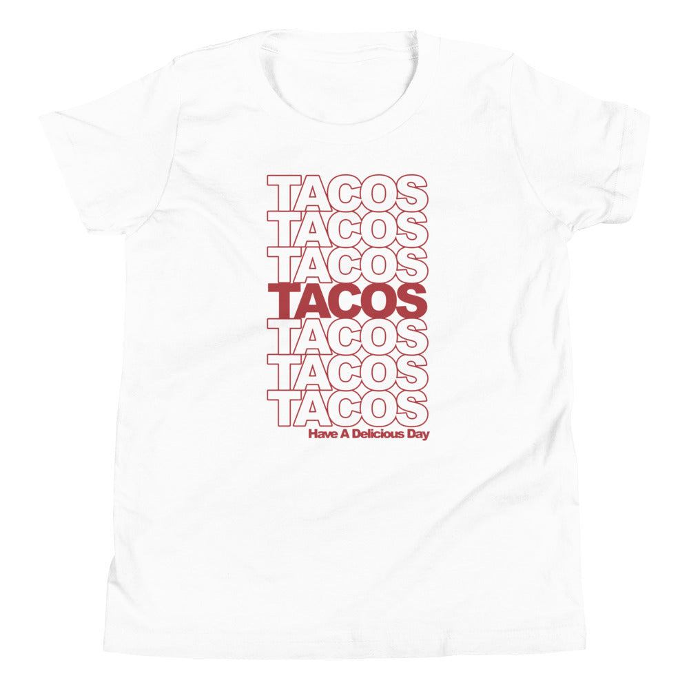 Tacos Tacos Tacos Kid's Youth Tee