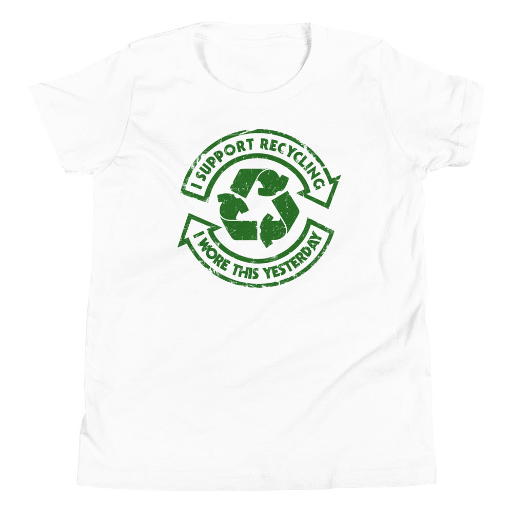 I Support Recycling Kid's Youth Tee