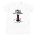None Shall Pass Black Knight Kid's Youth Tee